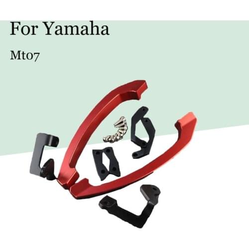 Suitable for Yamaha Mt07 Motorcycle Rear Armrest Modified Aluminum Alloy Rear Armrest Rear Hand Pull Accessories