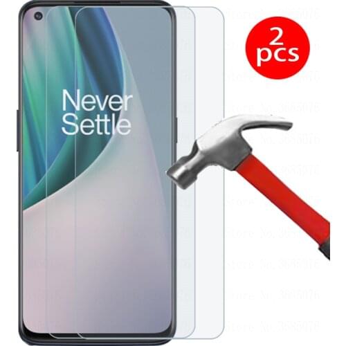 2pcs glass nord n10 case screen protector for oneplus nord n10 n 10 10n n100 one plus safety glass protective film cover 6.49"