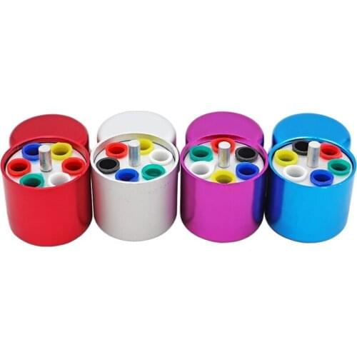 1pc Dental Gutta-Percha Tip Storage Box 6 Holes Autoclavable Endo Box Dental Bur Holder For Dentist Lab Equipment