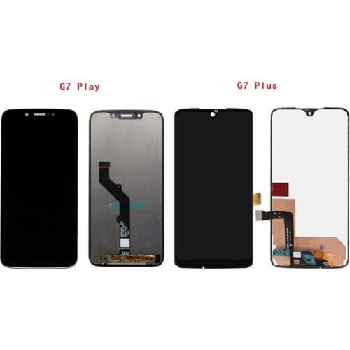 100% Tested G7 Play LCD Display For Moto G7 PLAY G7 power plus LCD Display Screen Touch Digitizer Assembly 10pcs