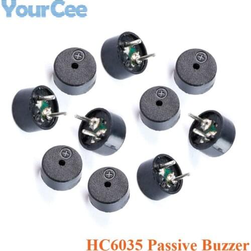 10PCS HC-6035 Mini Passive Buzzer HC6035 AC Buzzer 6X3.5 6 *3.5 mm Passive Integrated Electromagnetic Speaker 1.5-3V