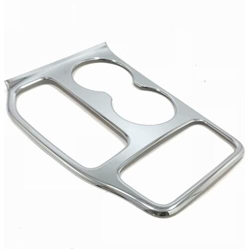 ABS Chrome For Jeep Grand Cherokee 2014-2017 Accessories Car Gear Shift Knob Water Cup Storage Box Frame Panel Cover Trim