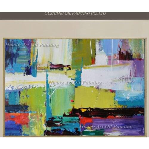 Modern Style Abstract Oil Painting on Canvas Handmade Knife Landscape Oil Picture Decorative Painting Wall Art Picture No Frame