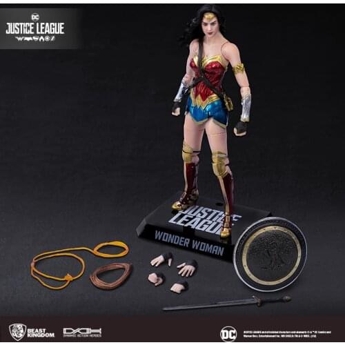 Beast kingdom 1/9 Dolls can move soldiers DC Dawan of justice-wonder woman Gift Figure Collection garage kit