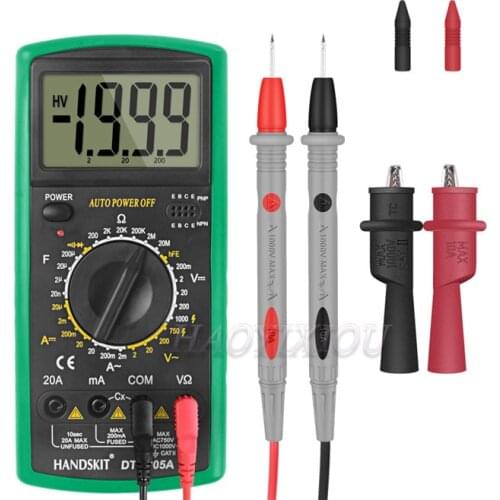 DT-9205A AC/DC digital multimeter professional tester voltmeter digital liquid crystal display