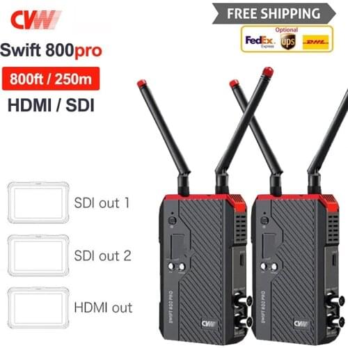 CVW Swift 800pro SWIFT800 Wireless Video Transmission System HDMI+SDI HD Image Smartphone Monitor Transmitter Receiver 800 FT