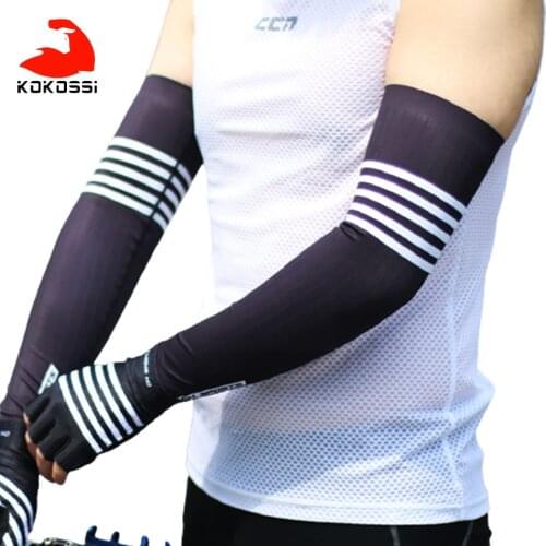 KoKossi Professional Outdoor Cycling Sleeves Sweat-absorbing Sun Protection Breathable Skin-friendly Soft Sports Arm Protection