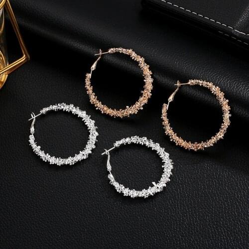 LETAPI Retro Alloy Metal Round Hoop Earrings for Women Fashion Gold Color Silver Color Bohemian Jewelry Earrings Party Gift