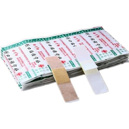 50pcs/lot Waterproof First Aid Adhesive Bandage Breathable Medical Surgical Tape Wound Dressing Band Aid Sticking Plaster