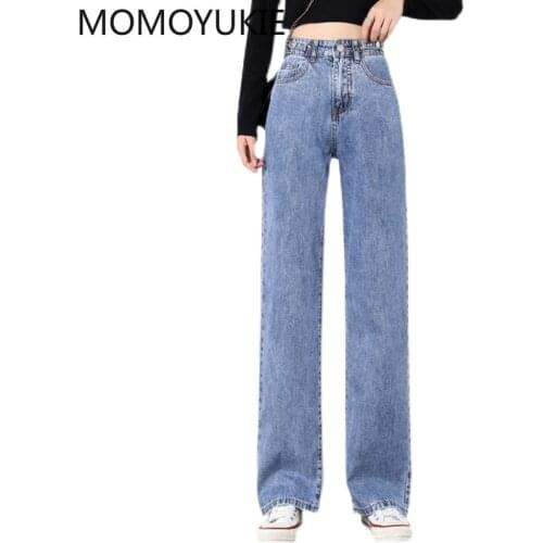 Женские прямые джинсы Momoyukie China At AliExpress