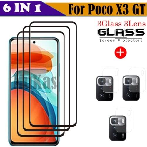 MukasGls Screen Protectors For Xiaomi Poco X3