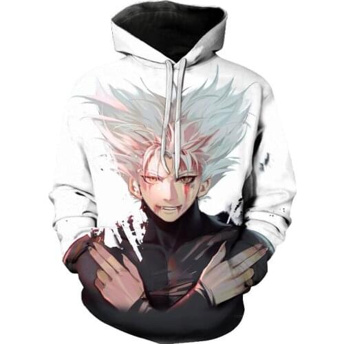 ONE PUNCH MAN New Cool Sweatshirt Hoodies Anime Terrible Tornado Cosplay Hoodies 3D Men Genos Saitama Fashion Summer Clothing
