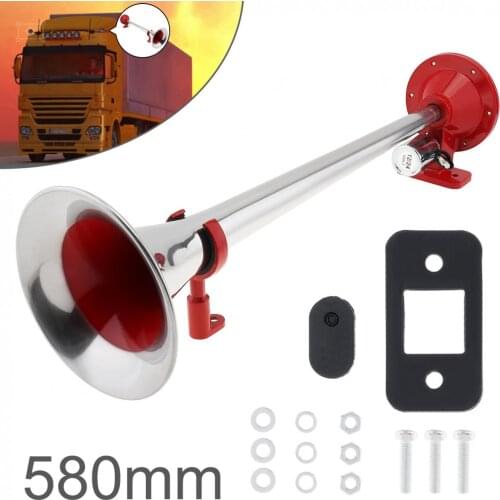 12V 150dB Single Trumpet Musical Air Horn Kit with Dustproof Compressor Super Loud Fit for Truck Lorry Train Boat