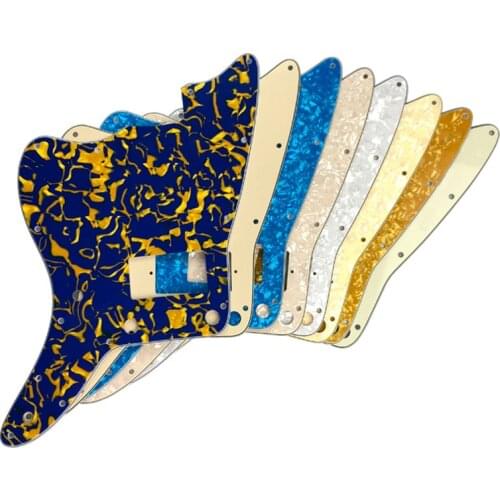 Custom Pickguards Suit For Left Handed US Jazzmaster Guitar & 1 PAF Humbuckers And Without Upper Control Button