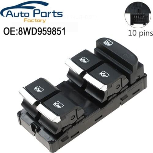New High Quality Power Window Switch For Audi A4L AQ5L 8WD959851 Switch Button