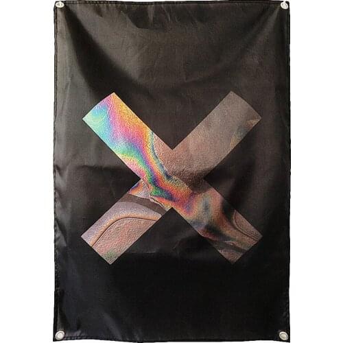 Heavy Metal Rock Band Posters Banners Music Studio Wall Decoration Hanging Painting Waterproof Cloth Polyester Fabric Flags U9