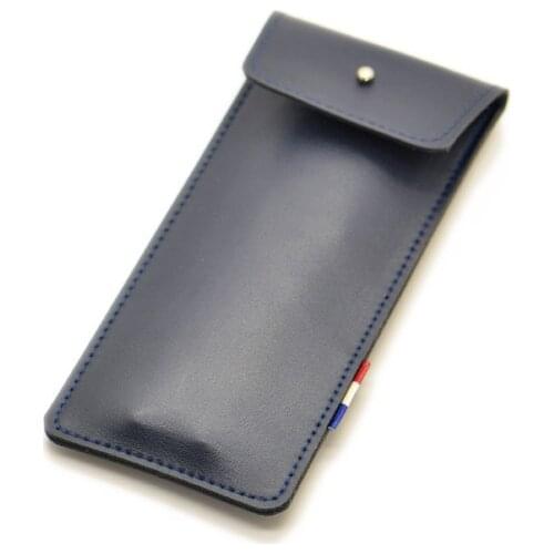 Luxury Pen Pouch Protective Case Leather Pen Bag, Pen Holder
