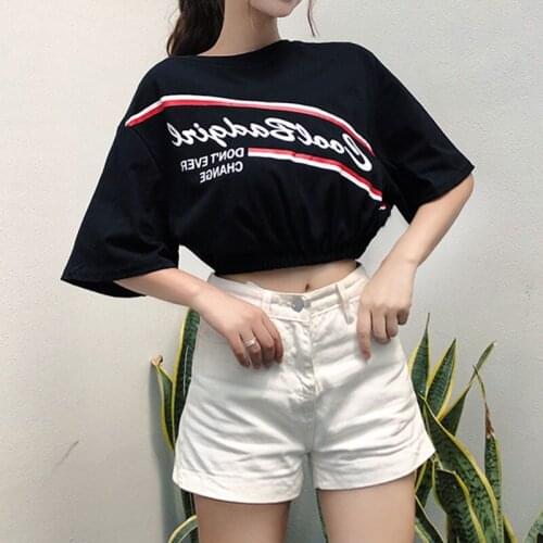 Женские укороченные футболки SEESWEET China At AliExpress