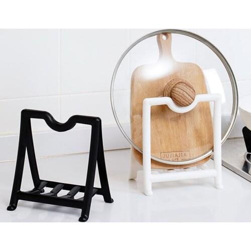 Clip-On Pot Lid Rack Kitchen Organizer Storage Rack Cutting Board Rack Multifunction Bookshelf Room Irganization Shelf