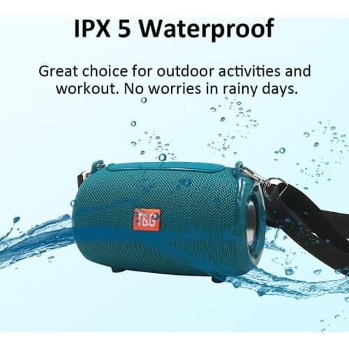 TG533 Bluetooth Speaker Portable FM Radio Wireless Column Waterproof Outdoor Box Loudspeaker Powful Speaker For Phone Tablets