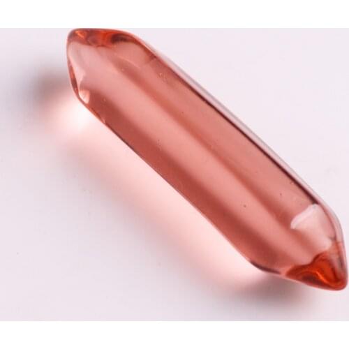 36pcs Natural Gem Stone Treat Hexagonal Column Healing Pointed Reiki Chakra No Drilling Hole Bead for Earring Charm Jewelry Free