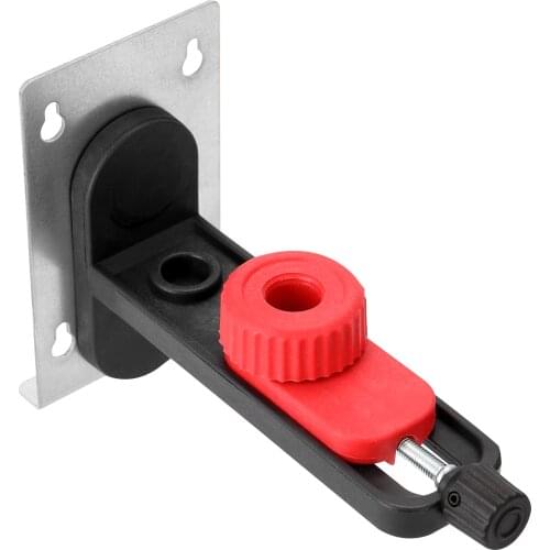 360° Rotation Wall-mounted Bracket 30mm Distance Adjustable Laser Level Bracket for Woodworking Tile Layout Wallpapering