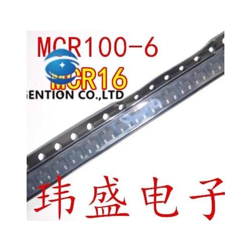 50PCS MCR100-6 23 MCR16 SOT-100-6 SCR ChanXiangWei trigger 1 a/400 in stock 100% new and original