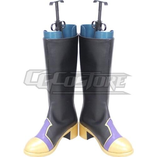 Anime Cosplay Shoes Twisted Wonderland riddle Costume Hand-made Leather Christmas Free ship ACS-1134