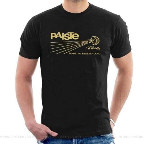 PAISTE T-Shirt Vintage Style Cymbals Since 1901 Drummer Drums ALL SIZES Summer T Shirt