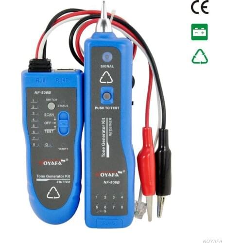 Wire Tracker Wire Tracer Cable Tester UTP STP RJ45 RJ11 Metal Cable Tracing LAN Cable Tester