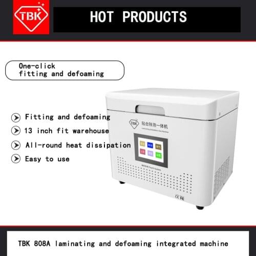 TBK 808A laminating and defoaming machine, vacuum debubblers machine,mobile phone lcd screen fitting pressing and bubble remove