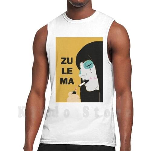 Zulema Zahir ( 2 ) Tank Tops Vest 100% Cotton Vis A Vis Fox Serie Locked Up Teen Aesthetic Zulema Zahir Cheap