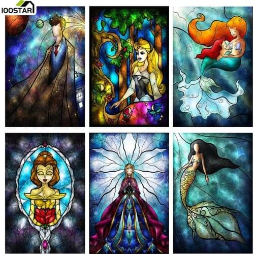 5D Full Drill Diamond Painting Kit Fashion Cartoon Pictures Beads Embroidery Handmade Dimond Mosaic Home Decor Birthday Gift