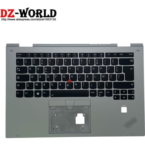 New Original Palmrest Upper Case With FR French Backlit Keyboard for Lenovo Thinkpad X1 Yoga 2nd Gen Laptop C Cover 01LV011