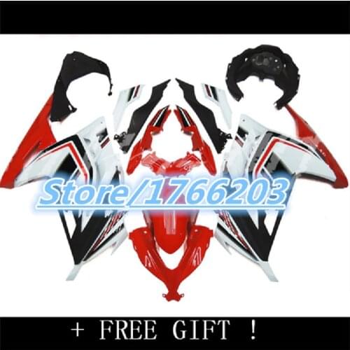 Motorcycle Fairings For Kawasaki Ninja 300 13 14 EX300R EX-300R 2013 2014 ABS Full Fairing Kit Bodywork Body Kit Red Black White