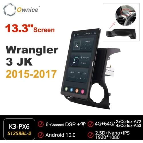 Ownice Tesla style 1920*1080 Tesla Android Car Multimedia Radio Player for Jeep Wrangler 3 JK 2010 2011 2012 2013 2014 2015