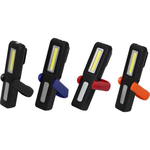 Rechargeable COB LED+XPE LED Flashlight Torch Outdoor Handy Lamp Portable Work Camping Light Lamp With Hook