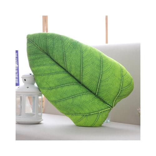 Flower Leaf Lounge Chaise Cushion Travel Journey Back Seat Pillow