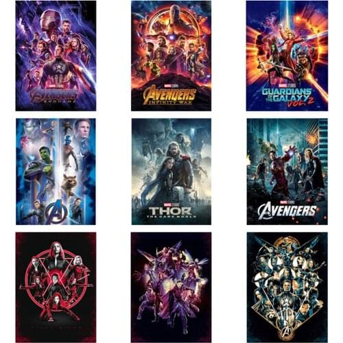 Marvel Avengers Posters Diy 5d Diamond Painting Disney Diamond Mosaic Home Decor Cross Stitch Kits Diamond Embroidery Art
