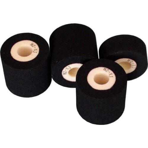 Black Diameter 36mm Height 32mm hot stamping coding machine melt ink roller for friction machine