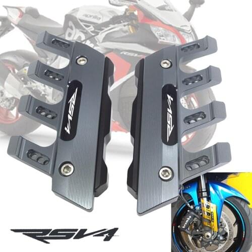 FoR Aprilia RSV4 RF Universal Motorcycle Mudguard Side Protection Mount Shock Absorber Front Fender Cover Anti-fall Slider
