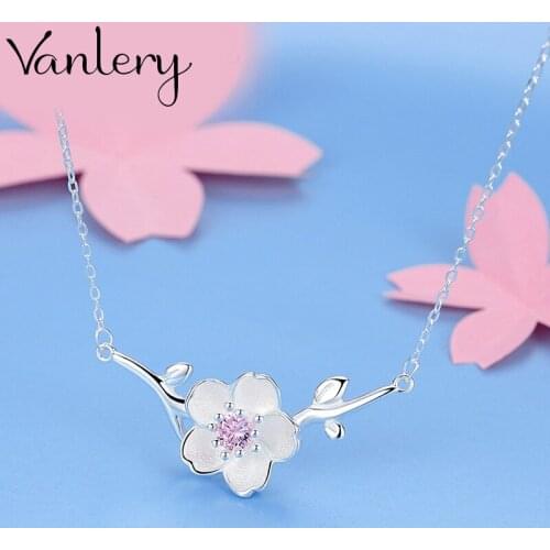 Vintage Cheery Flower Choker Necklace For Women Long Chains Statement Necklace 2021 New Trendy Jewelry Gift