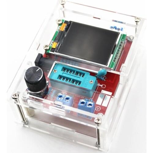 2016 DIY kits ATMEAG328 M328 Transistor Tester LCR Diode Capacitance ESR meter PWM Square wave Frequency Signal Generator