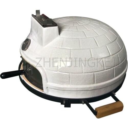 21 Inch White Pizza Oven Multifunction Family Gathering Outdoor Space Large BBQ Portable Pizza Oven High Temperature Equipment