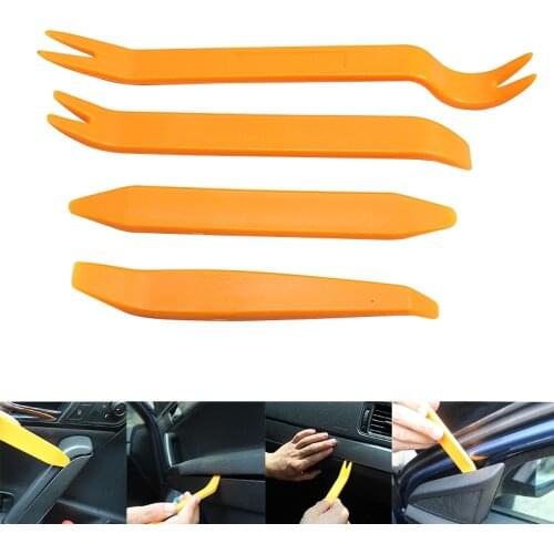 4Pcs/set LED Strip EL Wire Car Panel Removal Tool Car Door Decorative Lamp Flexible Neon Light DIY Tools Epair Kit Free Shipping
