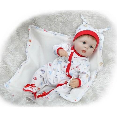 40cm Silicone reborn dolls Bonecas Baby Reborn realistic magnetic pacifier bebe bjd doll reborn for girl Gift