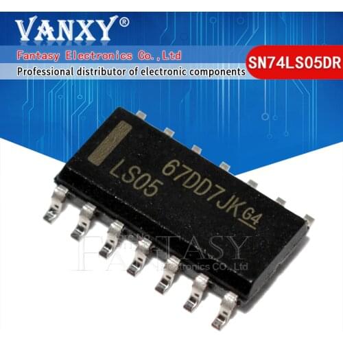 5pcs SN74LS05DR SOP-14 74LS05DR SOP14 74LS05 SOP SN74LS05D