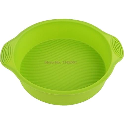 50pcs DlY Round Shape 3D Silicone Cake Dies Baking Tools Bakeware Maker Mold Tray Baking Chiffon Baking pans Kitchen gadgets