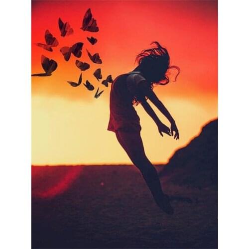 60x75cm Diy Painting By Numbers Kits Figure Girl HandPainted Drawing Canvas Landscape Adult Number Painting Wall Art Home Decor