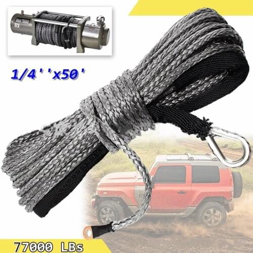 7700 Synthetic Winch Rope Off-road Car Wash Maintenance String Vehicle Emergency Trailer Belt Car Traction Strong Trailer Rope